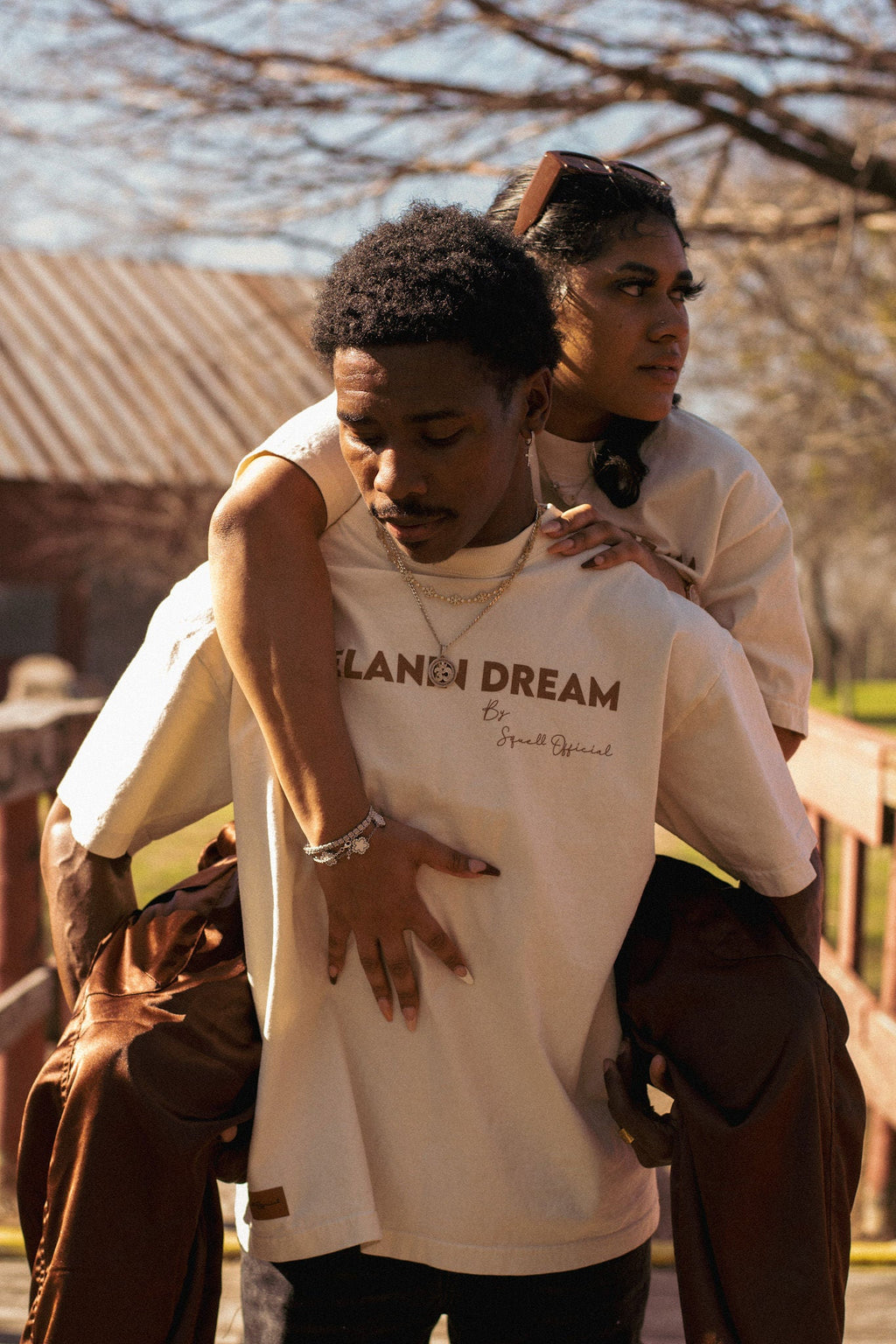 Melanin Dream Tee - DesignedBySquell - T-Shirt - 30206191661913216044IvorySMelanin Dream TeePrintify