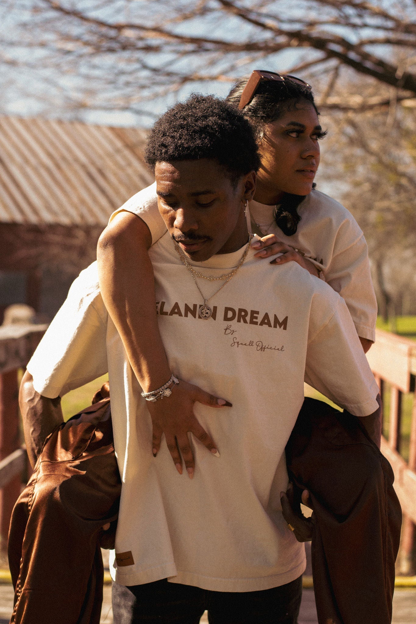 Melanin Dream Tee - DesignedBySquell - T-Shirt - 30206191661913216044IvorySMelanin Dream TeePrintify
